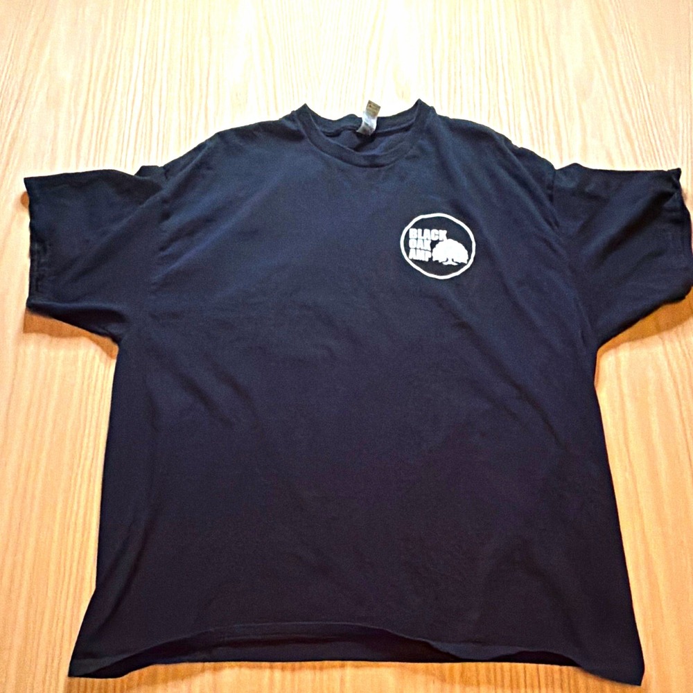 Ozark Mountain Rumble Rally Motorcycle T Shirt Black Biker Graphic Tee 2XL
